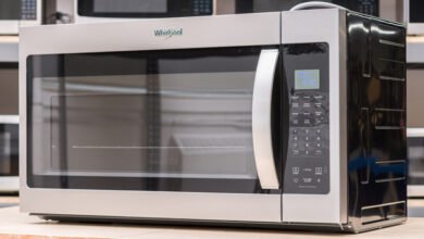 whirlpool curved microwave