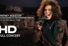 whitney houston and nelson mandela
