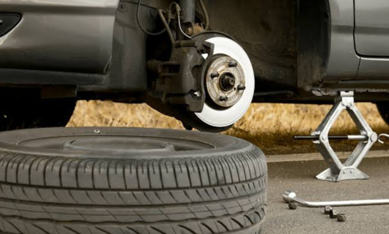 how to change car tire